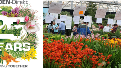 Lors des bourses aux plantes, Groen Direkt propose plus de 5 500 lots uniques, avec les dernières nouveautés introduites sur le marché et des concepts de vente. ©Groen Direkt